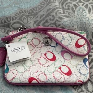 Coach Multicolor Wristlet